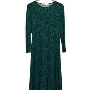 EUC Boden Midi Dress | Green floral pattern | Size: 12P
